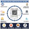 Designsify Gifts, I Love My Wife More Than Gyotaku, 22oz Beer Stein Ceramic Tankard Mug with Handle for Freezer - for Birthday Anniversary Christmas Mothers Day Fathers Day Party, to Men Women Him view 2