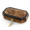 Handcrafted 18 Note Classic Style Cut Corners Music Jewelry Box with Lock and Key - Many Songs to Choose - Shall We Dance view 1