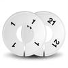 Discount Sizing Sets of Juniors Clothing Round Rack Size Dividers (Sizes 1-21 Odd) and Quantities Available (55, White with Black Print) view 1