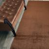12 ft Long Solid Plain Brown Hallway Kitchen Runner Rug Non-Slip Washable, 26" X 12' Carpet Runner Rugs-Rubber Backed, Custom Size Floor Mat for Stairs Bedroom Bathroom Entryway, Your Choice of Length view 1