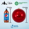 Christmas By Krebs 12" (300mm) Dark Blue Glitter [1 Piece] Extra Large Solid Oversized Huge Big Outdoor Plastic, Water Resistant Ball Ornament Hanging Tree Decorations view 2