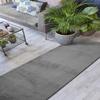 12 ft Long Solid Plain Grey Kitchen Hallway Runner Rug Non-Slip Washable, 26" X 12' Carpet Runner Rugs-Rubber Backed, Custom Size Floor Mat for Stairs Bedroom Bathroom Entryway, Your Choice of Length view 4