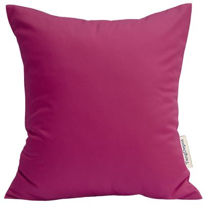 TangDepot Luxury Faux Silkhrow Pillow Cover 12x12 Berry