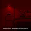 Elsent [ Pack of 4 ] Red LED Night Lights for Sleeping, Plug into Wall Lights with Light Sensor (Unique Pink Cover Design) view 3