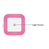Elsent [ Pack of 4 ] Red LED Night Lights for Sleeping, Plug into Wall Lights with Light Sensor (Unique Pink Cover Design) view 4