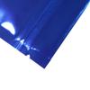 QQ Studio 100 Clear/Colored Mylar Zipper Seal Bags w/Tear Notch 6.5x9cm (2.5x3.5") (Clear/Silver/Blue) view 2