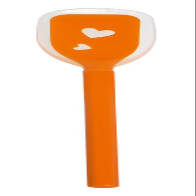 Okabe Western Tableware, Silicone, Soft Spoon, Large, Orange