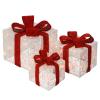National Tree Set of 3 White Thread Giftbox with 35 Clear Indoor/Outdoor Lights (MZC-395) view 1