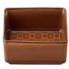 Banko Ware 16469 Bread Maker, Gratin Dish, Oven Safe, Square, Ame, Brown, Microwave, Dishwasher Safe, Made in Japan view 1