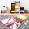 10 x AY-KASA Collapsible Storage Bin Container Basket Tote, Folding Basket Crate Container : Storage, Kitchen, Houseware Utility Basket Tote Crate Mini-Box (Purple) view 2
