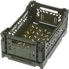 10 x AY-KASA Collapsible Storage Bin Container Basket Tote, Folding Basket Crate Container : Storage, Kitchen, Houseware Utility Basket Tote Crate Mini-Box (Khaki) view 1