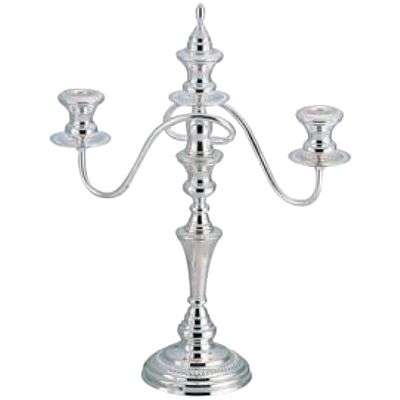 Yamashita Kogei 04-0785-1001 White Candle Stand, 3 Pieces