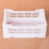 10 x AY-KASA Collapsible Storage Bin Container Basket Tote, Folding Basket Crate Container : Storage, Kitchen, Houseware Utility Basket Tote Crate Mini-Box (White) view 1