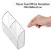 Hipiwe Wall Mount Remote Control Holder Acrylic Media Organizer, 2 Slots view 3