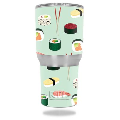 MightySkins Skin Compatible with RTIC Tumbler 30 oz (2016) Sushi | Protective, Durable, and Unique Vinyl Decal wrap Cover | Easy to Apply, Remove, and Change Styles | Made in The USA