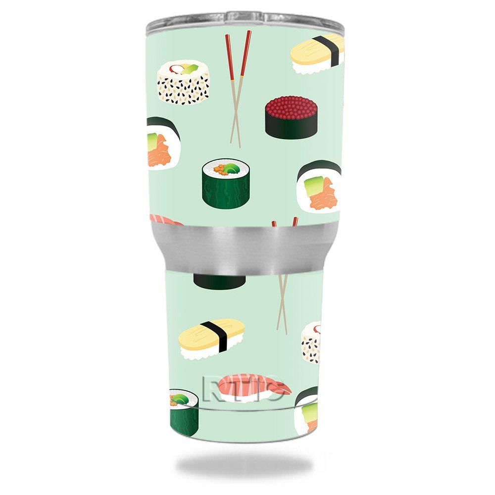 MightySkins Skin Compatible with RTIC Tumbler 30 oz (2016) Sushi | Protective, Durable, and Unique Vinyl Decal wrap Cover | Easy to Apply, Remove, and Change Styles | Made in The USA