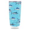 MightySkins Skin Compatible with Ozark Trail 20 oz Tumbler (2016) - Billfish Stripes | Protective, Durable, and Unique Vinyl wrap Cover | Easy to Apply, Remove, and Change Styles | Made in The USA view 1