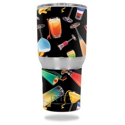 MightySkins Skin Compatible with RTIC Tumbler 30 oz (2016) Cocktail Therapy | Protective, Durable, and Unique Vinyl Decal wrap Cover | Easy to Apply, Remove, and Change Styles | Made in The USA