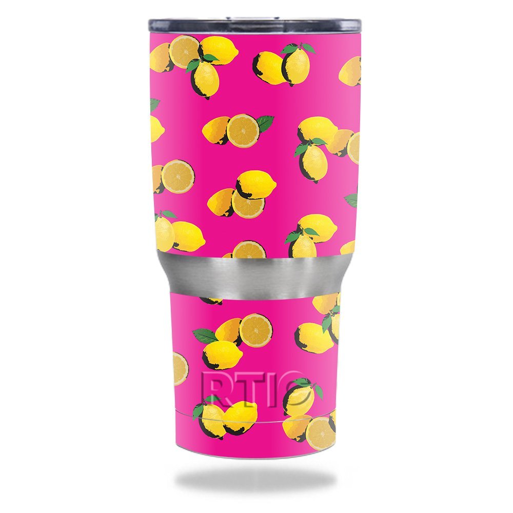 MightySkins Skin Compatible with RTIC Tumbler 20 oz (2016) Make Lemonade | Protective, Durable, and Unique Vinyl Decal wrap Cover | Easy to Apply, Remove, and Change Styles | Made in The USA