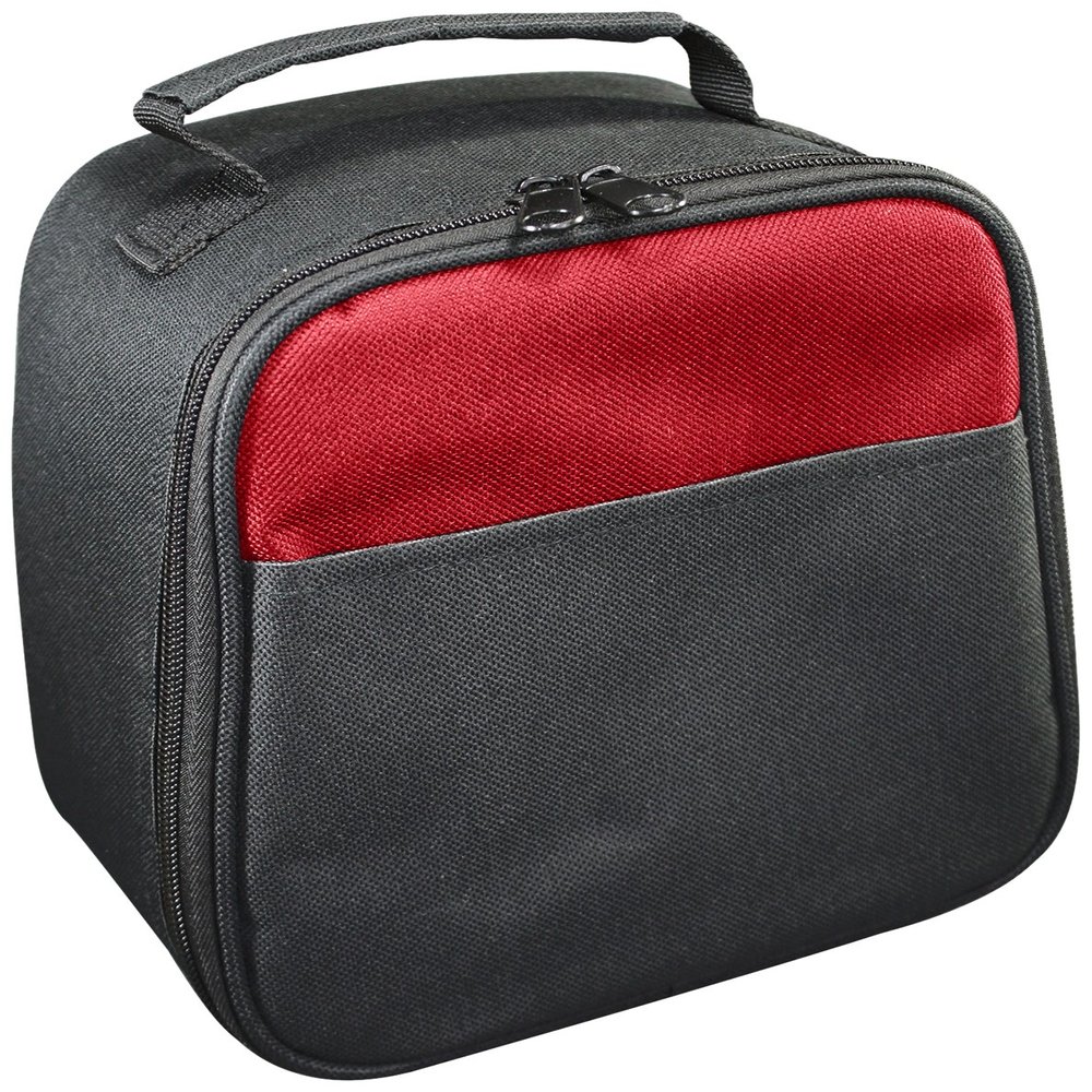 NuFazes Mini Lunch Box with Aluminum Foil Lining Insulated - Red