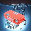 Estink Small Survival Storage Case, Watertight Shockproof Orange Box view 2