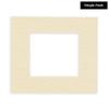 Poster Palooza 16x16 Mat for 8x8 Photo - Precut Fresh Linen Canvas Picture Matboard for Frames Measuring 16 x 16 Inches - Bevel Cut Matte to Display Art Measuring 8 x 8 Inches - Acid Free ONE MAT view 3