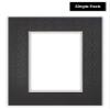 Poster Palooza 12x16 Mat for 11x14 Photo - Precut Morroco Black Picture Matboard for Frames Measuring 12 x 16 Inches - Bevel Cut Matte to Display Art Measuring 11 x 14 Inches - Acid Free ONE MAT view 3