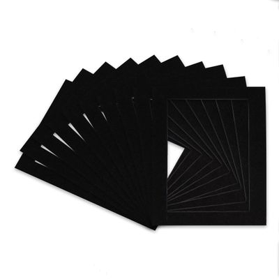 22x28 Mat for 16x20 Photo - Precut Black with Black Core Picture Matboard for Frames Measuring 22 x 28 Inches - Bevel Cut Matte to Display Art Measuring 16 x 20 Inches - Acid Free ONE MAT