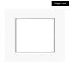 20x20 Mat for 16x16 Photo - Precut White with Black Core Picture Matboard for Frames Measuring 20 x 20 Inches - Bevel Cut Matte to Display Art Measuring 16 x 16 Inches - Acid Free ONE MAT view 3