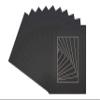 Poster Palooza 24x36 Mat for 20x30 Photo - Precut Morroco Black Picture Matboard for Frames Measuring 24 x 36 Inches - Bevel Cut Matte to Display Art Measuring 20 x 30 Inches - Acid Free ONE MAT view 1