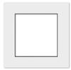 20x20 Mat for 10x10 Photo - Precut White with Black Core Picture Matboard for Frames Measuring 20 x 20 Inches - Bevel Cut Matte to Display Art Measuring 10 x 10 Inches - Acid Free ONE MAT view 1