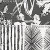 15" King Tailored Bedskirt Tulum Ink Geometric Black & Gray Cotton Linen view 4