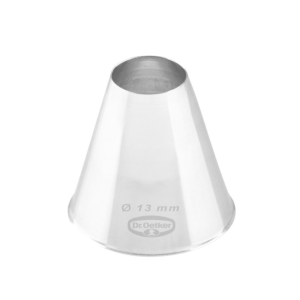 Dr. Oetker Tllen Manufaktur Hole Nozzle 13 mm Stainless Steel, 4,5 x 3 x 3 cm, Silber