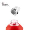 Sigg - Star Water Bottle - BPA-Free, Leak-Proof Glass Bottle, Anti-Shock - Non-Slip Silicone Case - Designed in Switzerland - Scarlet - 28 Oz view 2