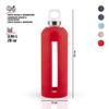 Sigg - Star Water Bottle - BPA-Free, Leak-Proof Glass Bottle, Anti-Shock - Non-Slip Silicone Case - Designed in Switzerland - Scarlet - 28 Oz view 4