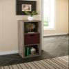 ClosetMaid 3 Cube Storage Shelf Organizer Bookshelf with Back Panel, Easy Assembly, Wood, Weathered Gray view 4