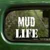 2 MUD Life Off Road Decals Sticker White for Window Car Jeep 4x4 Truck Laptop Bumper Rv view 1