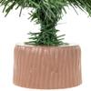 Northlight Pine Christmas Tree in Faux Wood Base, 12", Brown view 4