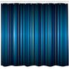 Ambesonne Harbour Stripe Shower Curtain, Vibrant Nvay Blue Background with Thin Vertical Lines Modern Design, Cloth Fabric Bathroom Decor Set with Hooks, 69" W x 75" L, Navy Blue Teal view 2