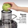 Hamilton Beach Professional Juicer Machine, Centrifugal Extractor, with 3.5 Super Chute for Whole Fruits and Vegetables, 1100 Watts Easy Sweep Cleaning Tool, Black (67906) view 4