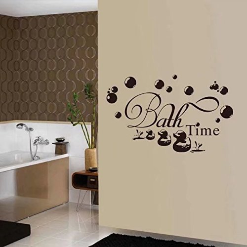 Bathroom shower bathroom adornment lovely ducks sitting room PVC wall stickers
