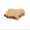 BambooMN Ohio Silhouette Bamboo Serving and Cutting Board - 1 Unit - 11.75" x 12" x 0.60" view 3