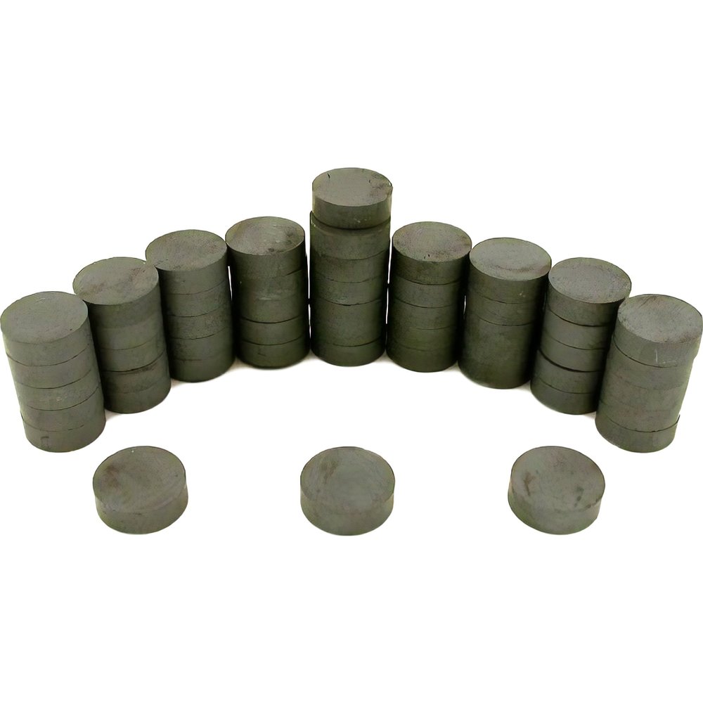 100 Round Full Disc Magnets Crafts Hobby Home Model Fridge Office Part 3/4"