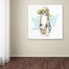 Trademark Fine Art Fancy Cats III Watercolor by Beth Grove, 18x18-Inch view 3