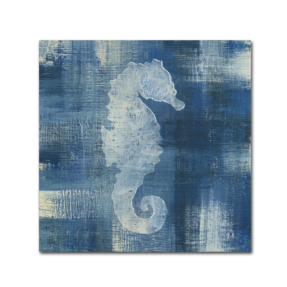 Trademark Fine Art Batik Seas I by Studio Mousseau, 18x18-Inch