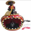 12" House of Elegua Casa Statue Santeria Siete Potencias African God Powers view 1
