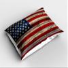 Ambesonne 4th of July Pillow Sham, Wooden Planks Painted as United States Flag Patriotic Country Style, Decorative Standard King Size Printed Pillowcase, 36" X 20", Red Beige Navy Blue view 2
