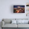 Wrapped Canvas Wall Art - Stefan Mitterwallner 'Lightning Over Bryce Canyon' Wall Art for Living Room, Bedroom, or Office Dcor - 16x24 view 3