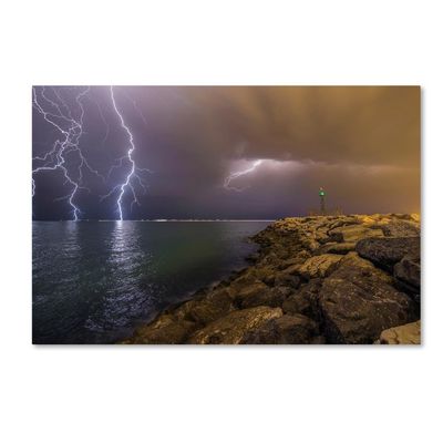 Trademark Fine Art When Lightning Strikes Wall Dcor, 16 x 24