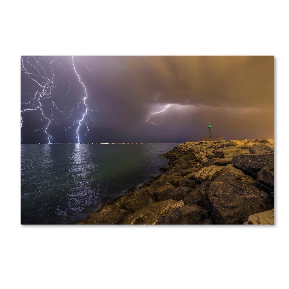 Trademark Fine Art When Lightning Strikes Wall Dcor, 16 x 24